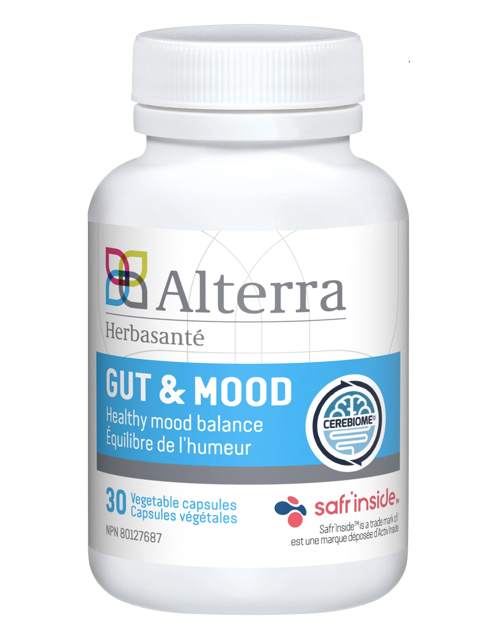 Gut & Mood (Intestin & Humeur) - Alterra / Herbasanté - 30 capsules